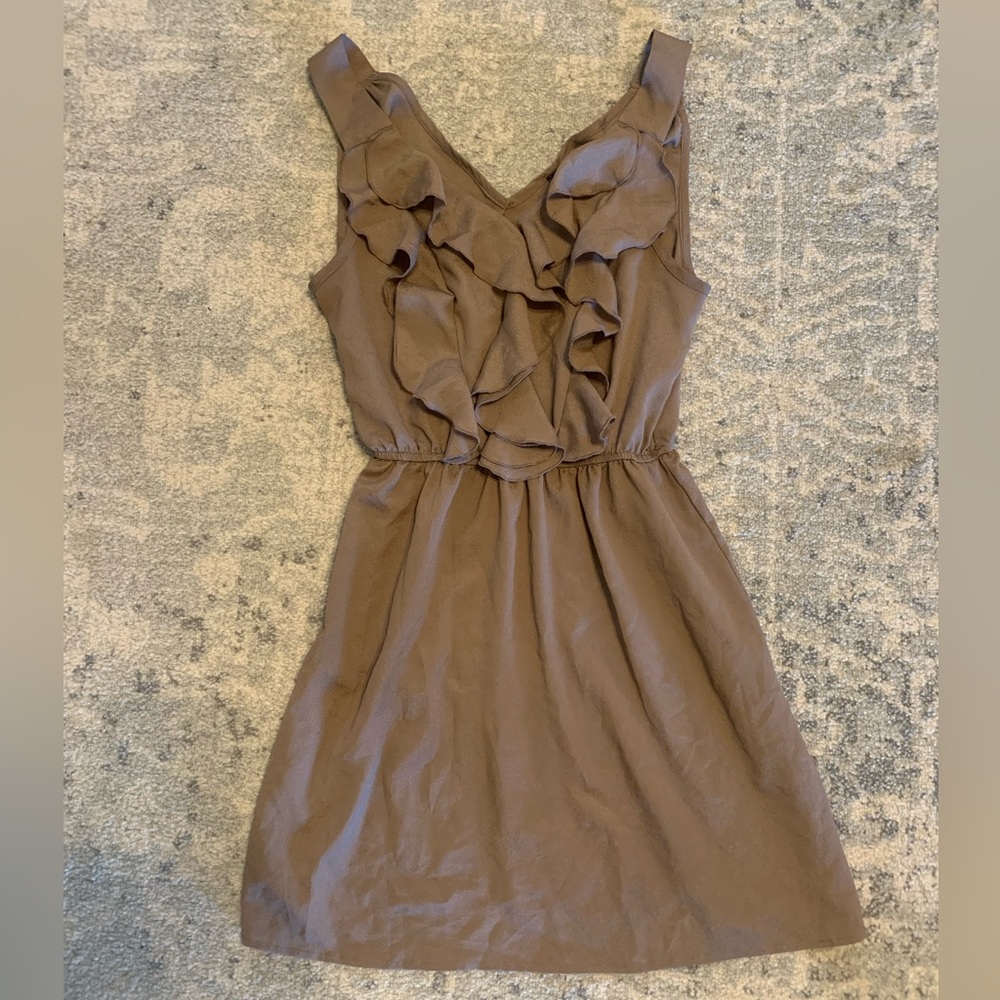 Small tan boutique dress